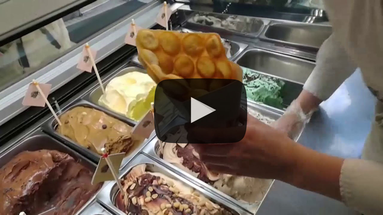 video bubble waffle