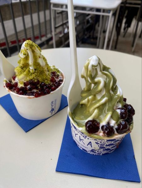 Pistáciový topping - poleva